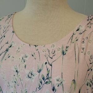 Cynthia Rowley Light Pink Floral Blouse